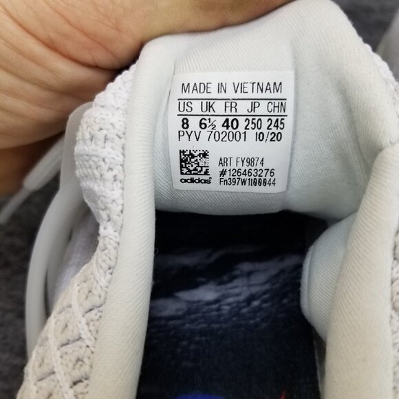 ✅Adidas Ultra Boost 5.0 DNAxNASA Halo Cloud White Sneaker Womens 8 Running Shoe - Picture 2 of 11